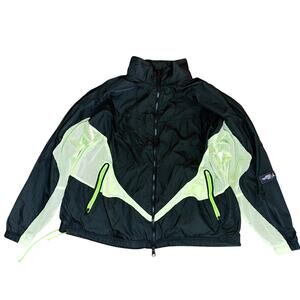 Air Jordan 23 Engineered Track Jacket Mens 2XL Black Grid Standard Fit Full Zip